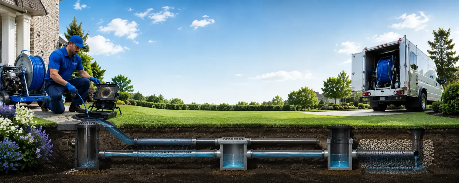 Outdoor drain cleaning information for Revere, MO